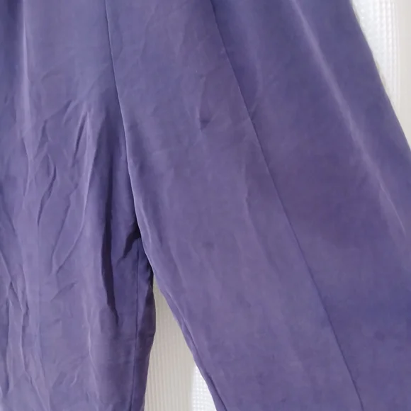 Josephine Chaus Petite Purple Silk Pants Size 4P - Picture 3 of 7